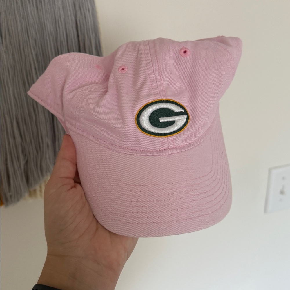 Pink Kids Packers Hat - Official NFL Collab with Reebok